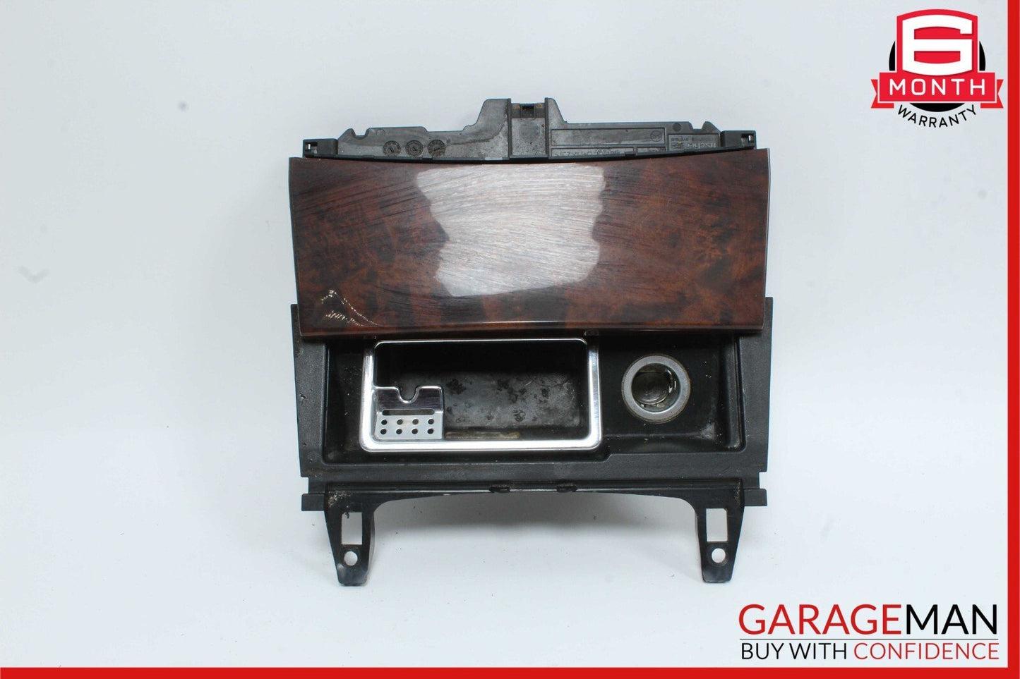 08-17 Mercedes W204 C300 E550 Center Console Ashtray Ash Tray Compartment Wood