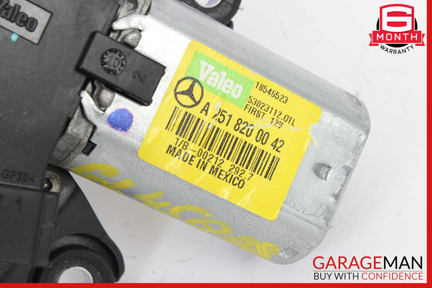 06-13 Mercedes GL450 ML350 R350 Rear Glass Windshield Wiper Motor Unit