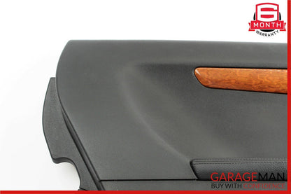 06-10 Mercedes W251 R350 Rear Left Side Complete Interior Door Panel Cover Black