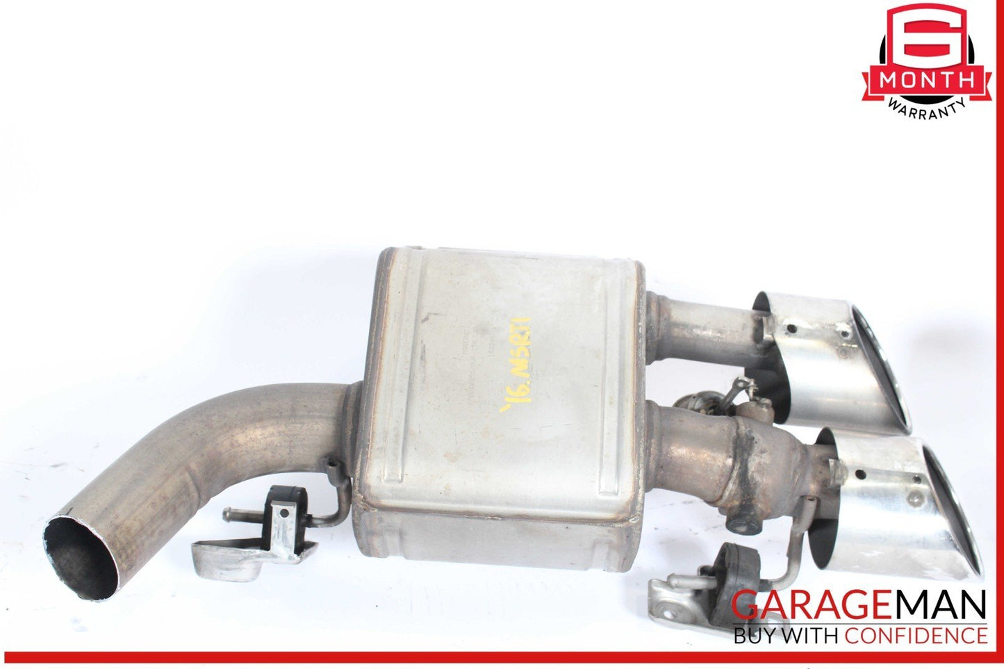 14-17 Maserati Ghibli Rear Left & Right Side Exhaust Muffler Tip Pipe Set of 2