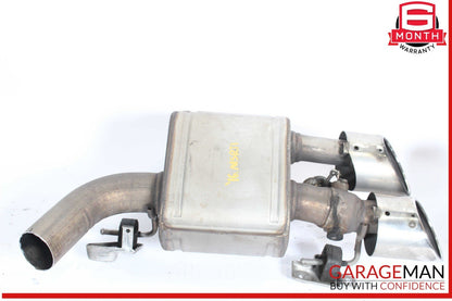 14-17 Maserati Ghibli Rear Left & Right Side Exhaust Muffler Tip Pipe Set of 2