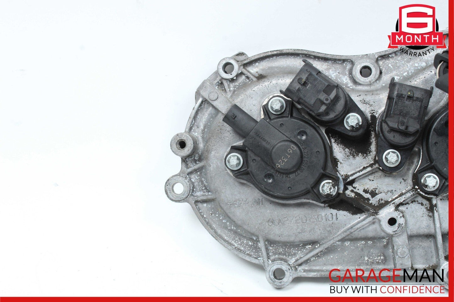 06-13 Mercedes W211 E350 S550 Front Right Engine Timing Chain Cover Plate OEM