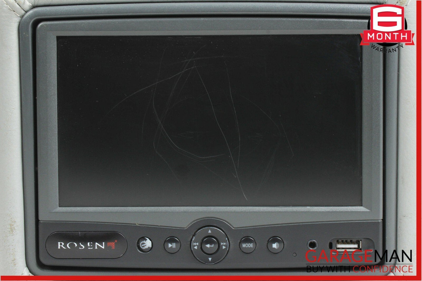 07-12 Mercedes R320 GL450 ML450 Seat Headrest Screen Monitor Display Trim Grey