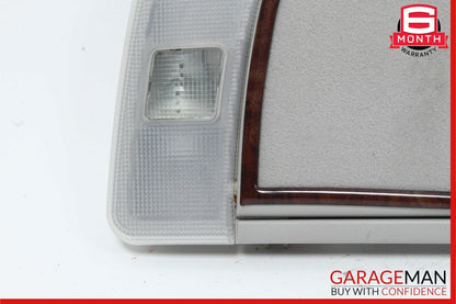 00-06 Mercedes W220 S500 S65 AMG Rear Left / Right Dome Light Mirror Assy Wood