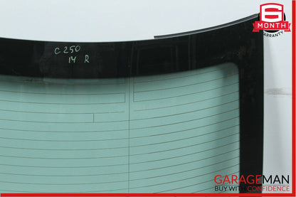12-14 Mercedes W204 C250 C63 AMG Sedan Rear Windshield Wind Shield Window Glass