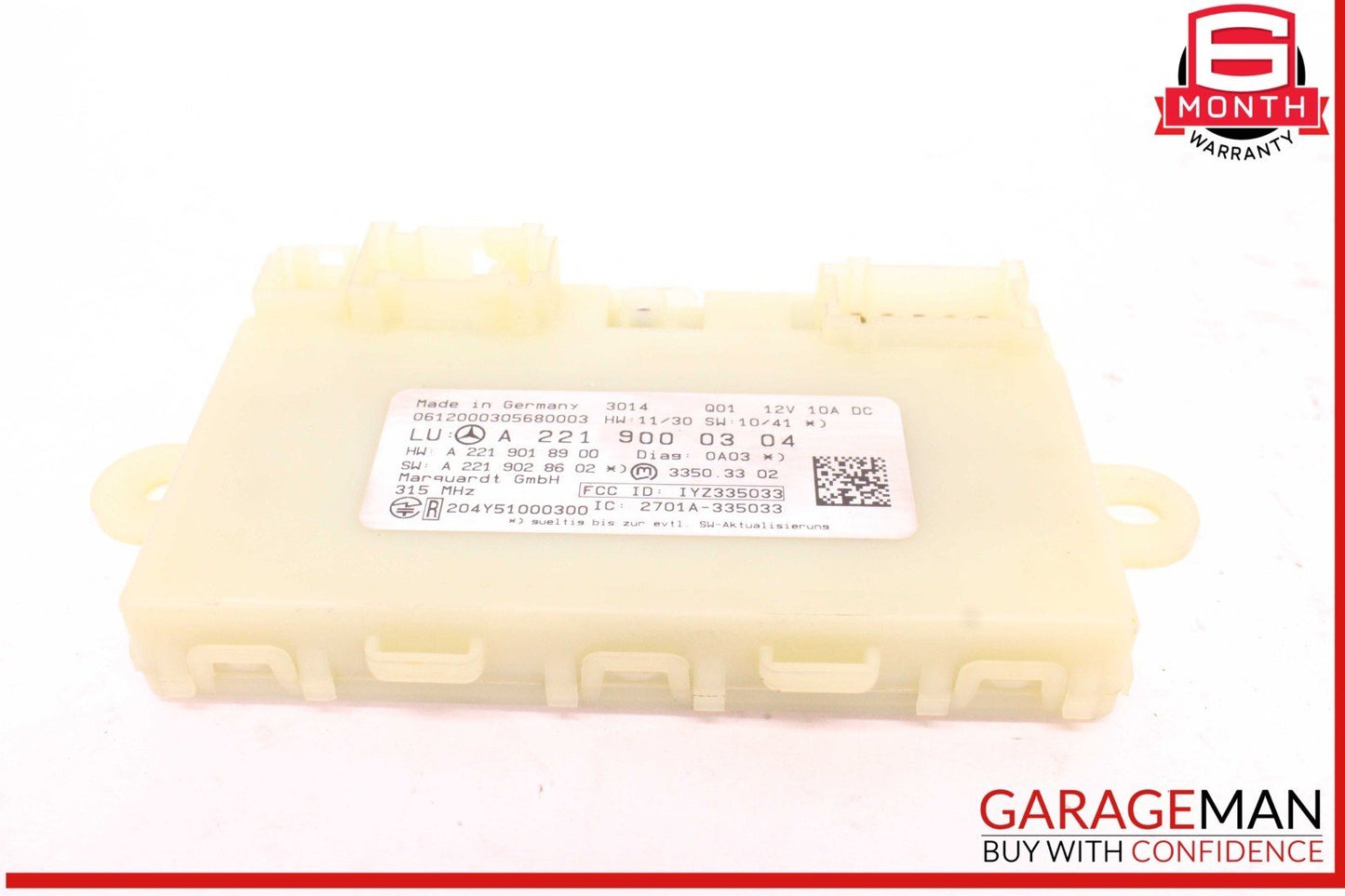10-14 Mercedes W221 S550 S400 CL550 Keyless Go Entry Control Module Unit OEM