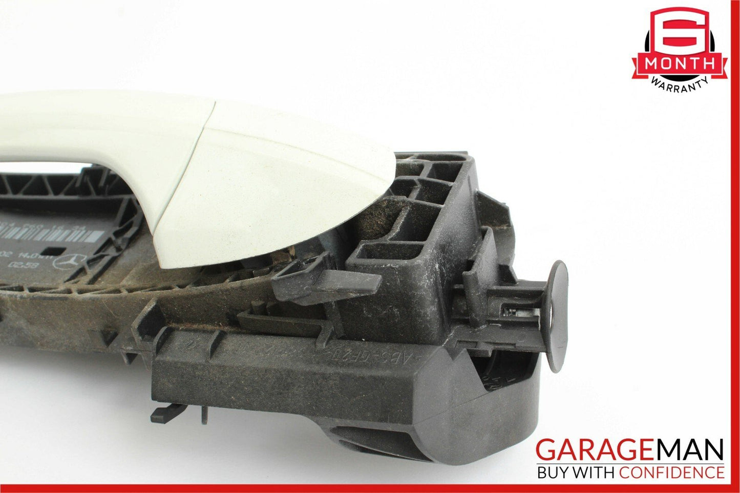 12-14 Mercedes W204 C300 Front Right Passenger Exterior Door Handle White OEM