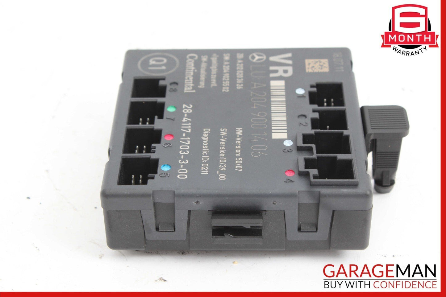 12-15 Mercedes W204 C250 C350 Coupe Front Right Side Door Control Module Unit