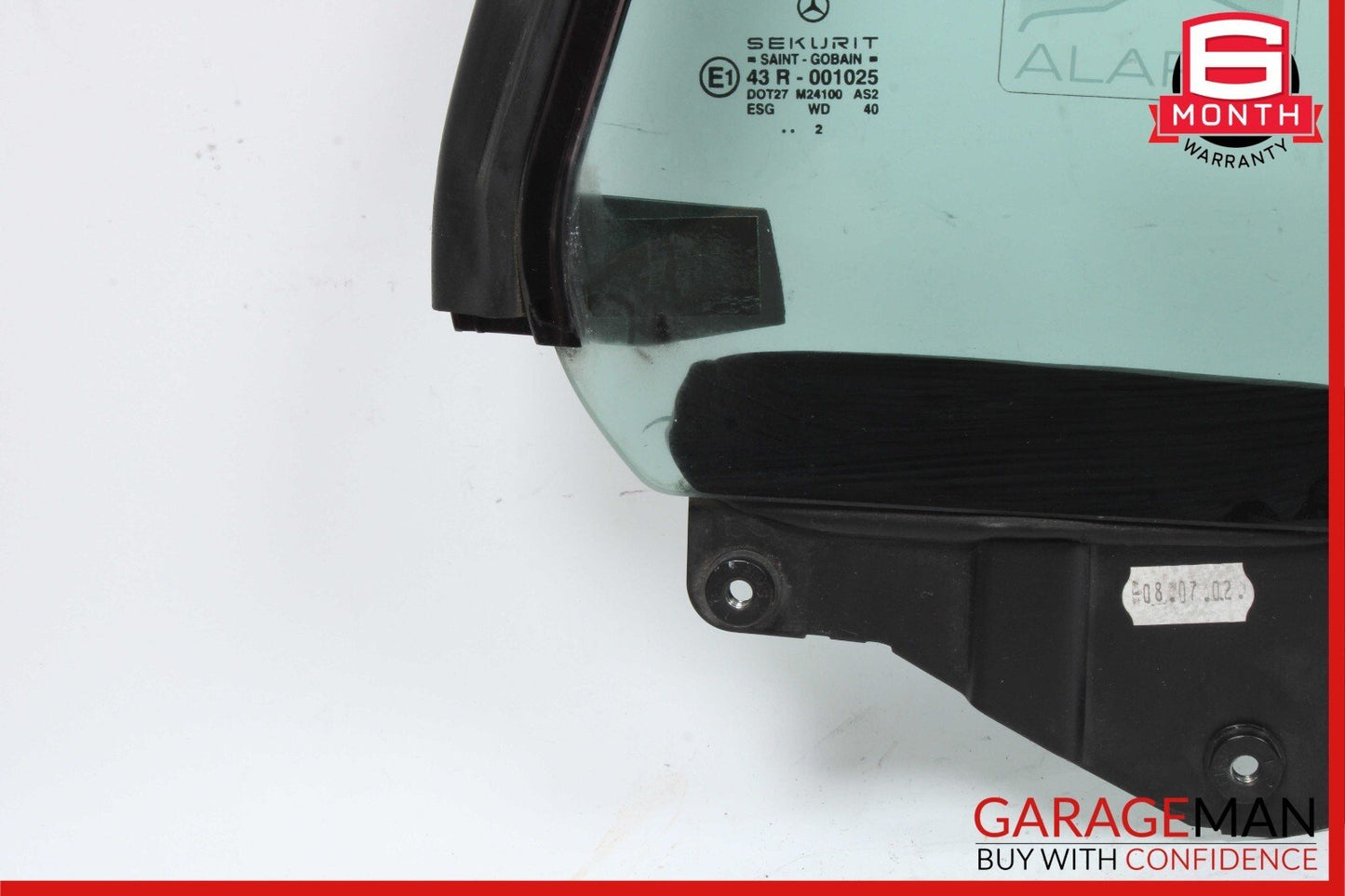 03-12 Mercedes R230 SL550 SL55 AMG Rear Left Side Quarter Window Glass OEM