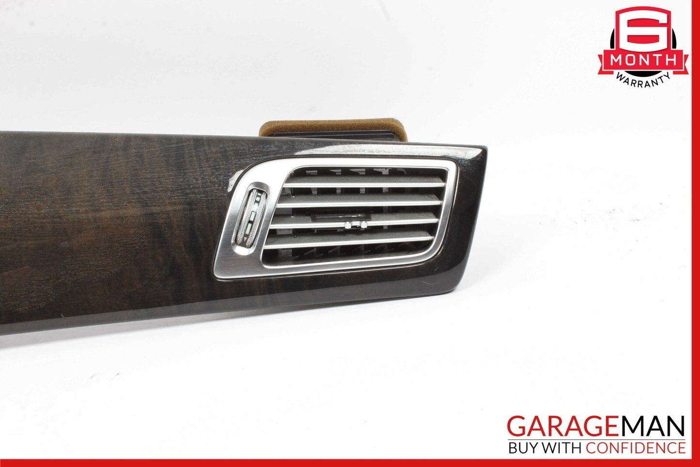12-18 Mercedes W218 CLS500 Front Dash Trim Bezel Air Vent Cover Assy Walnut OEM