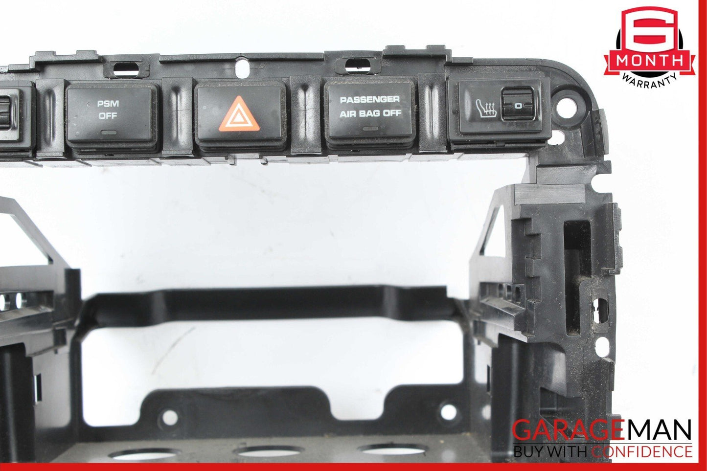 03-10 Porsche Cayenne S 955 957 Center Dash Hazard Light Seat Heater Trim Panel