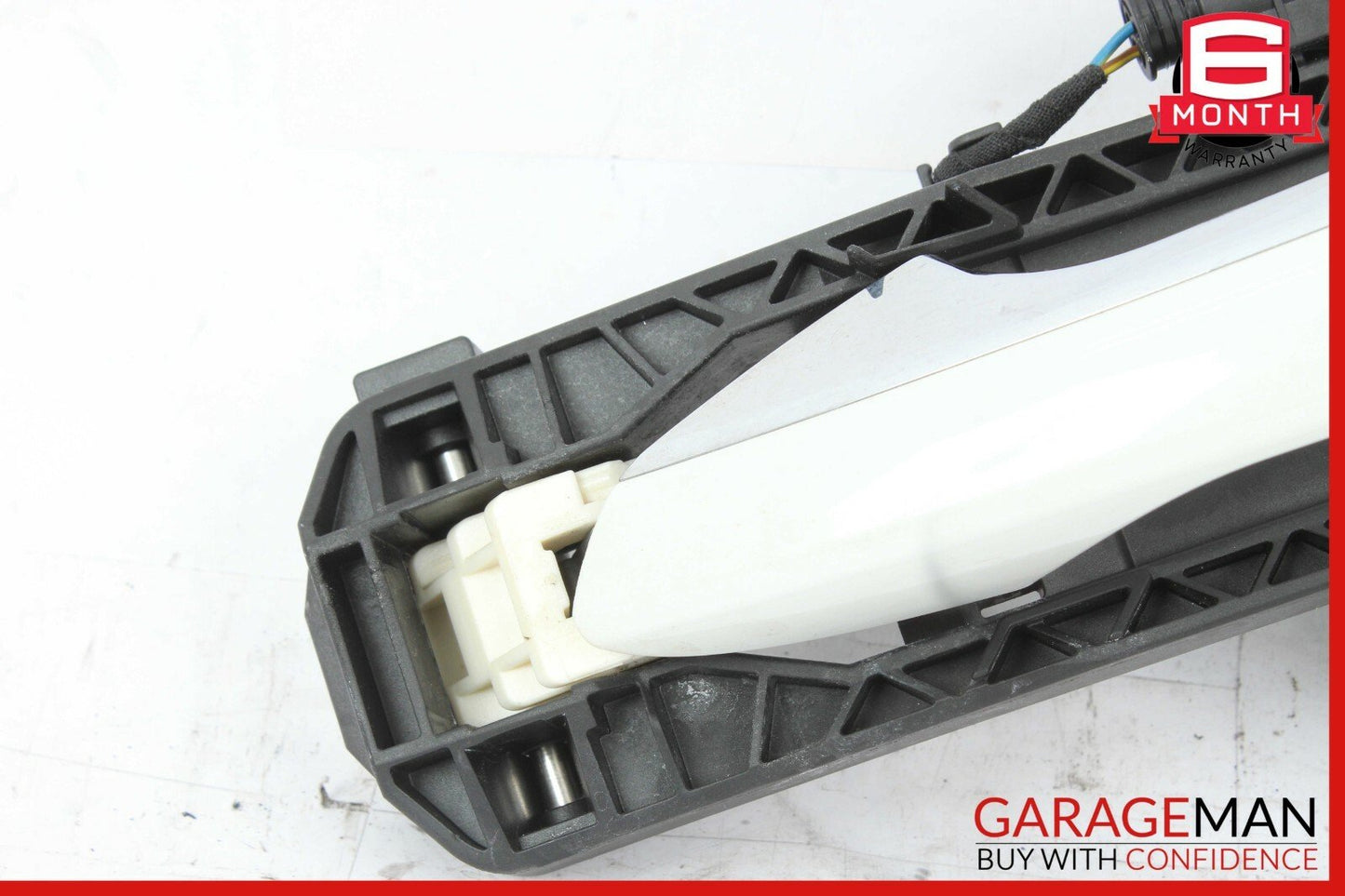 10-13 Mercedes W212 E350 E550 E63 AMG Rear Left Exterior Door Handle White OEM