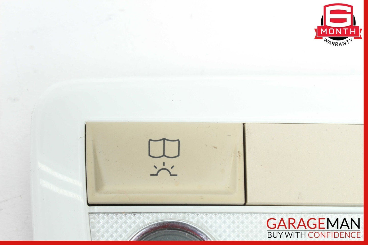 08-14 Mercedes W204 C250 C300 Rear Overhead Dome Light Lamp Reading Map Beige