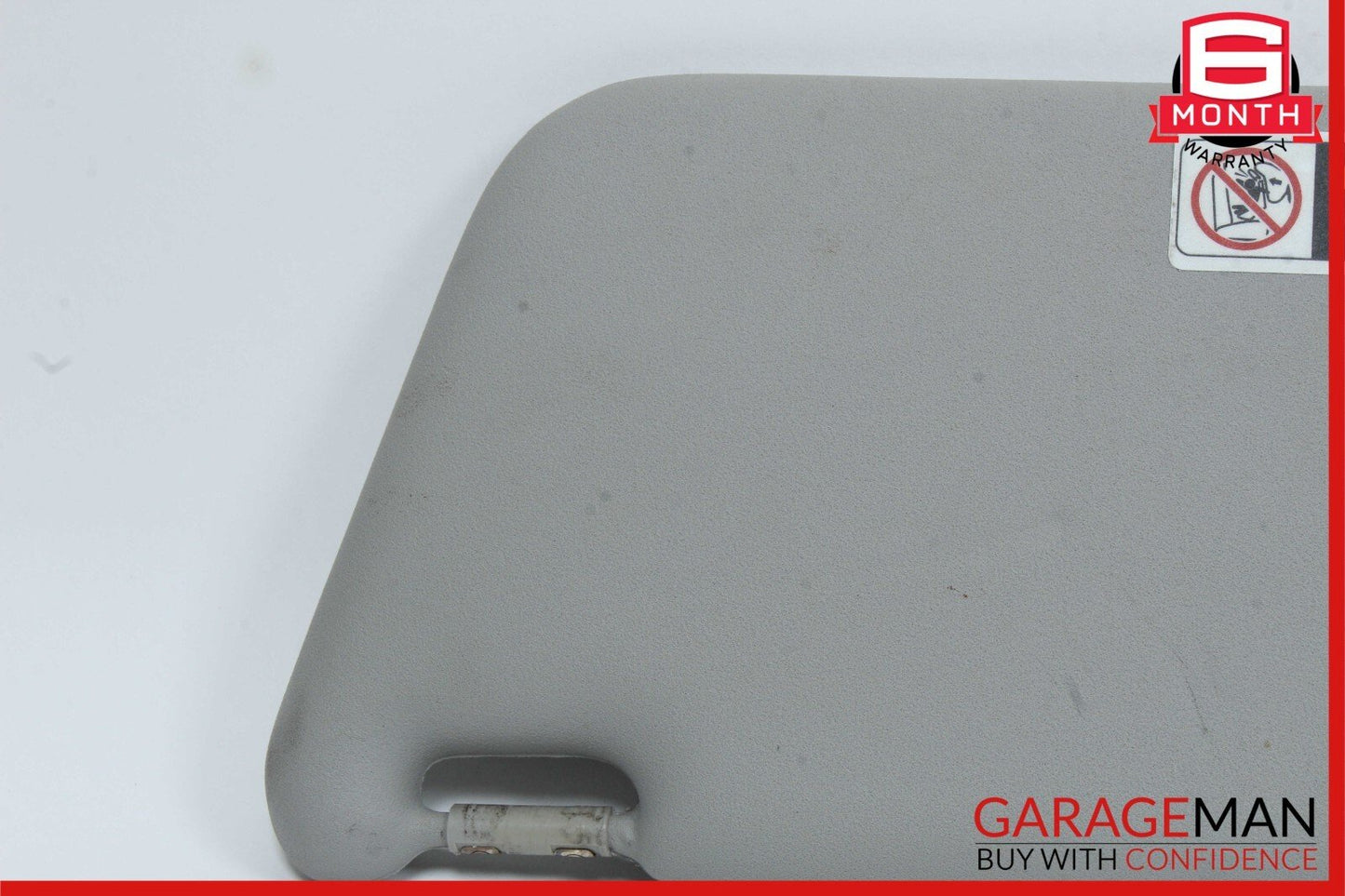 01-07 Mercedes W203 C230 C32 AMG Front Right Side Sunvisor Sun Visor Grey OEM