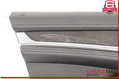 10-16 Porsche Panamera 970 Front Left Interior Door Panel Black OEM