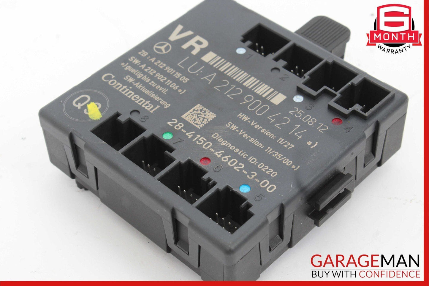 08-14 Mercedes W204 C250 C350 Front Right Side Door Control Module 2129004214