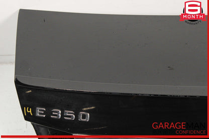10-16 Mercedes W212 E350 E400 Sedan Rear Trunk Lid Deck Shell Panel OEM