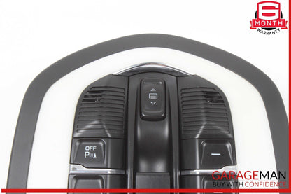 11-18 Porsche Cayenne 958 Front Overhead Dome Light Lamp Black 7PP919317 OEM