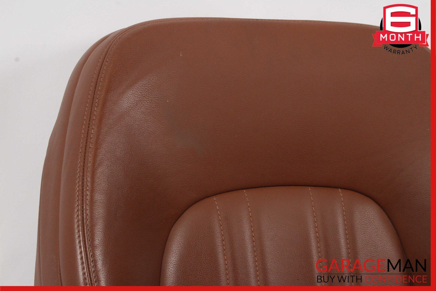 14-17 Maserati Ghibli M157 Front Left Side Top Upper Seat Cushion Cover Brown