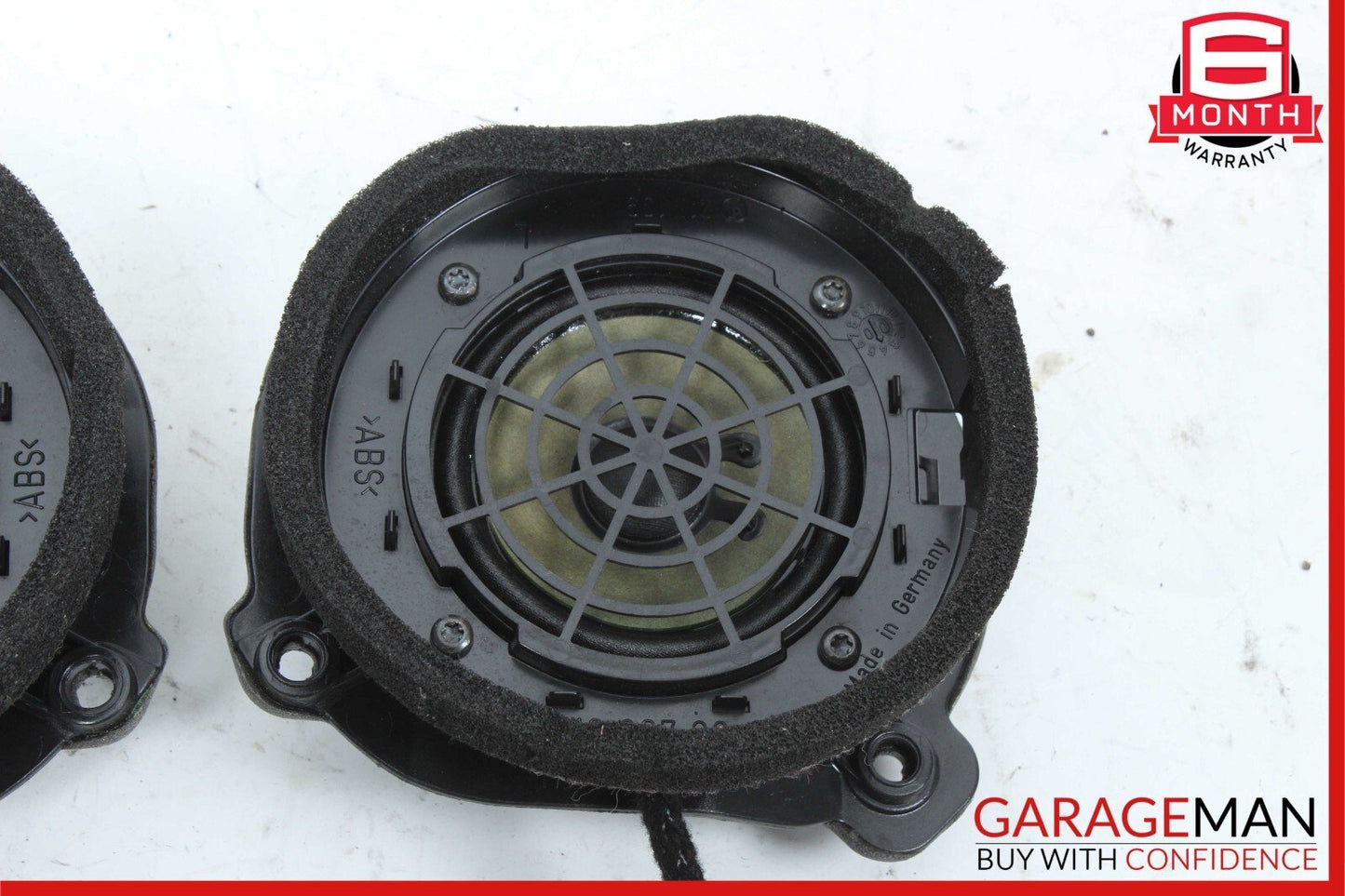 96-03 Mercedes W210 E320 Rear Right & Left Side Door Sound Speakers Set OEM