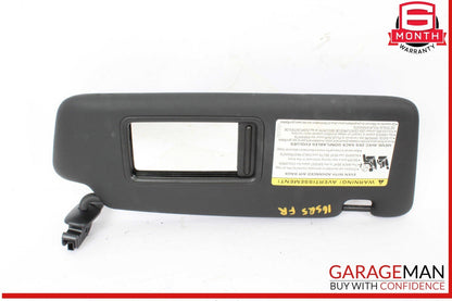 14-17 Audi SQ5 Front Right Passenger Side Sun Visor Sunvisor Black 8K0857552 OEM