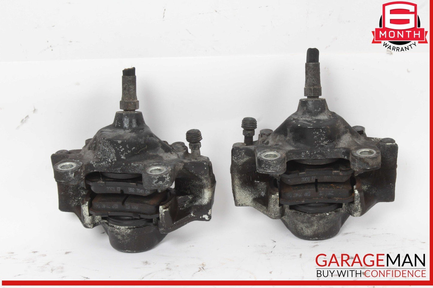 86-93 Mercedes W201 190E 190D Rear Left and Rear Right Side Brake Caliper Set