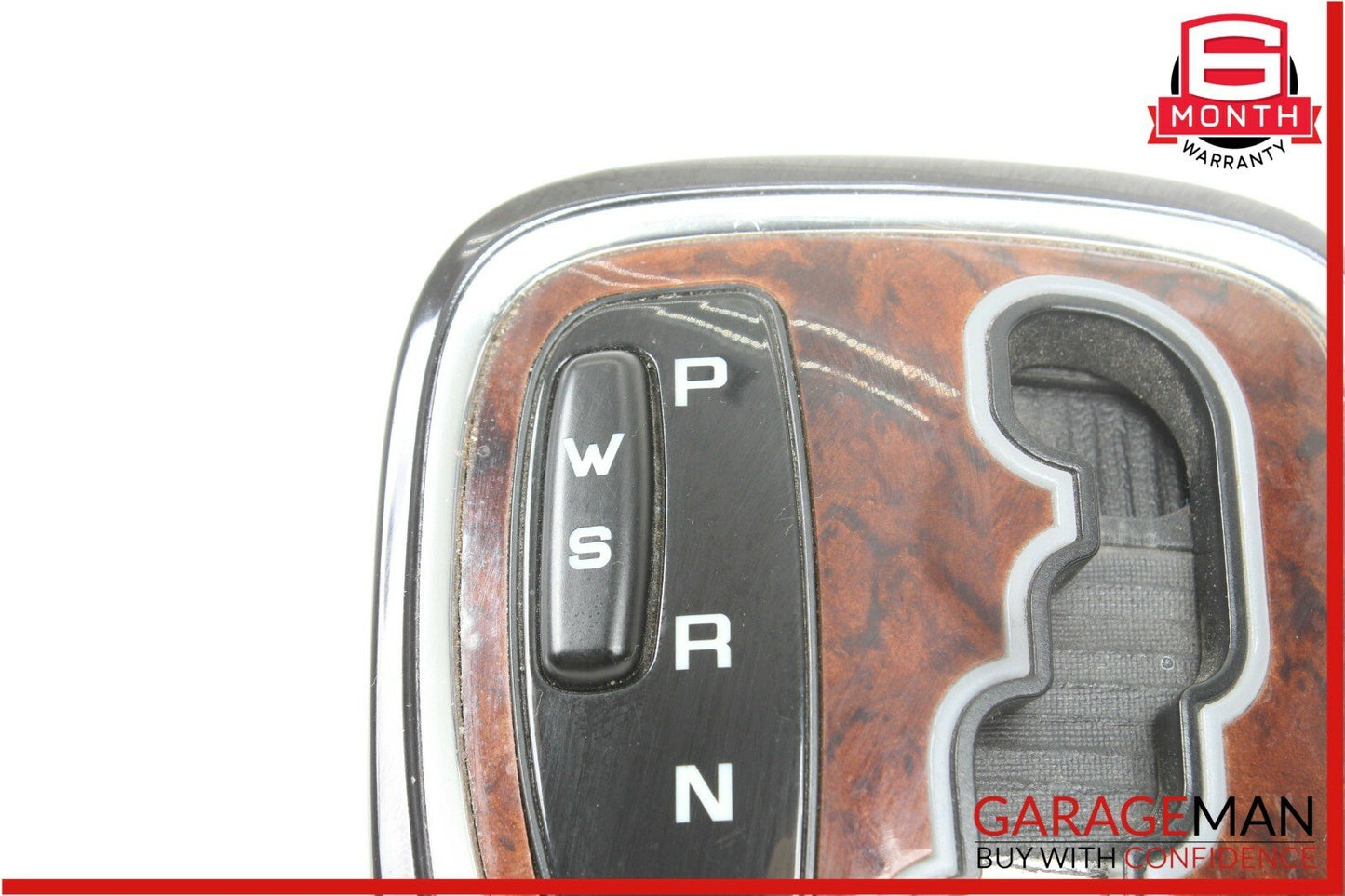 00-06 Mercedes W220 S55 Gear Shifter Bezel Trim Indicator Wood OEM