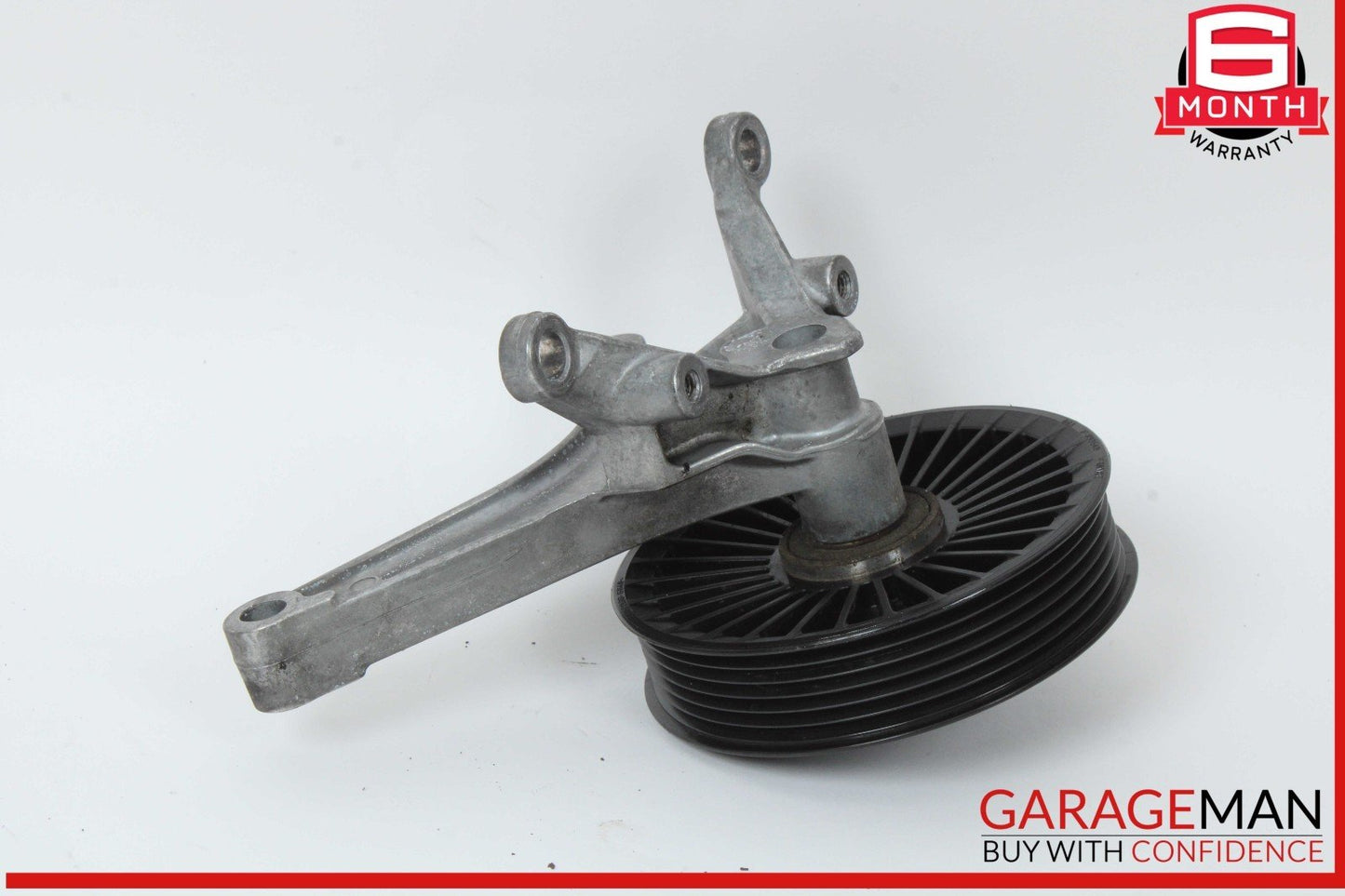 11-20 Mercedes X166 GL450 GL550 CLS550 V-Belt Tensioner Pulley Mount OEM