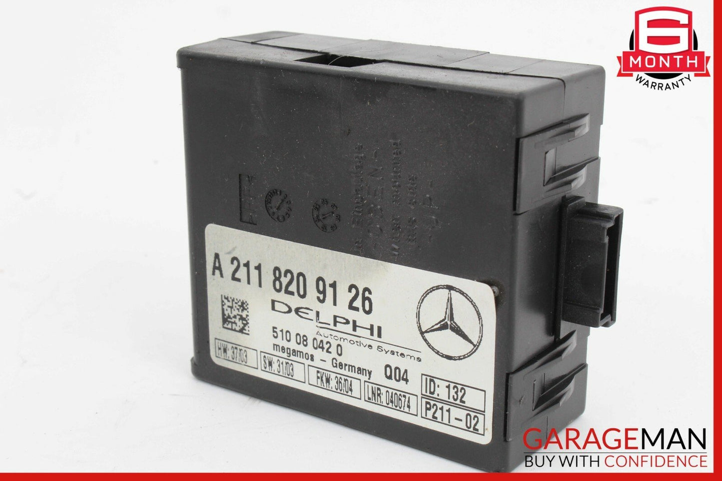 Mercedes SL500 E350 S430 Anti Theft Control Alarm Module 2118209126 OEM