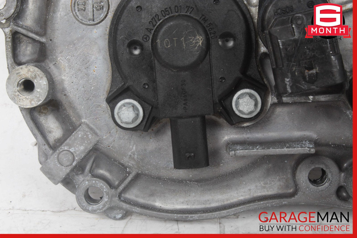 Mercedes W212 E350 GL550 Front Left Side Engine Timing Chain Cover Plate OEM