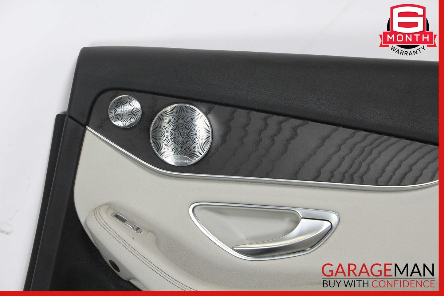15-16 Mercedes W205 C300 C350e Rear Right Side Interior Door Panel Assy Gray