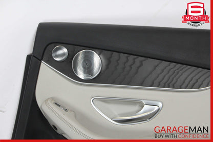 15-16 Mercedes W205 C300 C350e Rear Right Side Interior Door Panel Assy Gray
