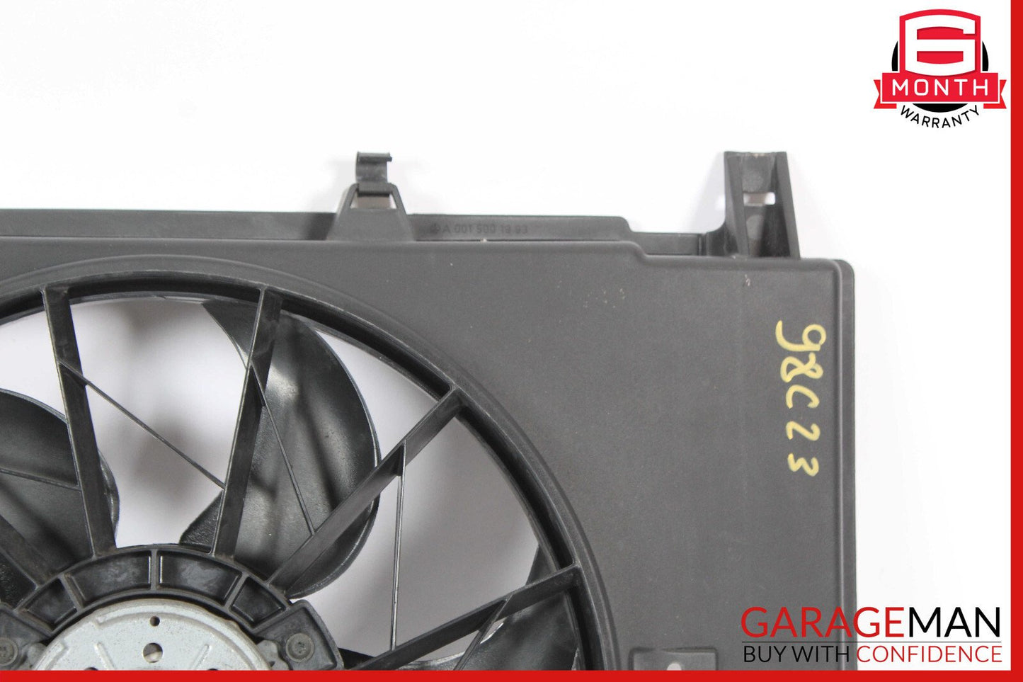 97-04 Mercedes W202 C230 SLK230 Engine Cooling Radiator Fan Motor Assembly OEM