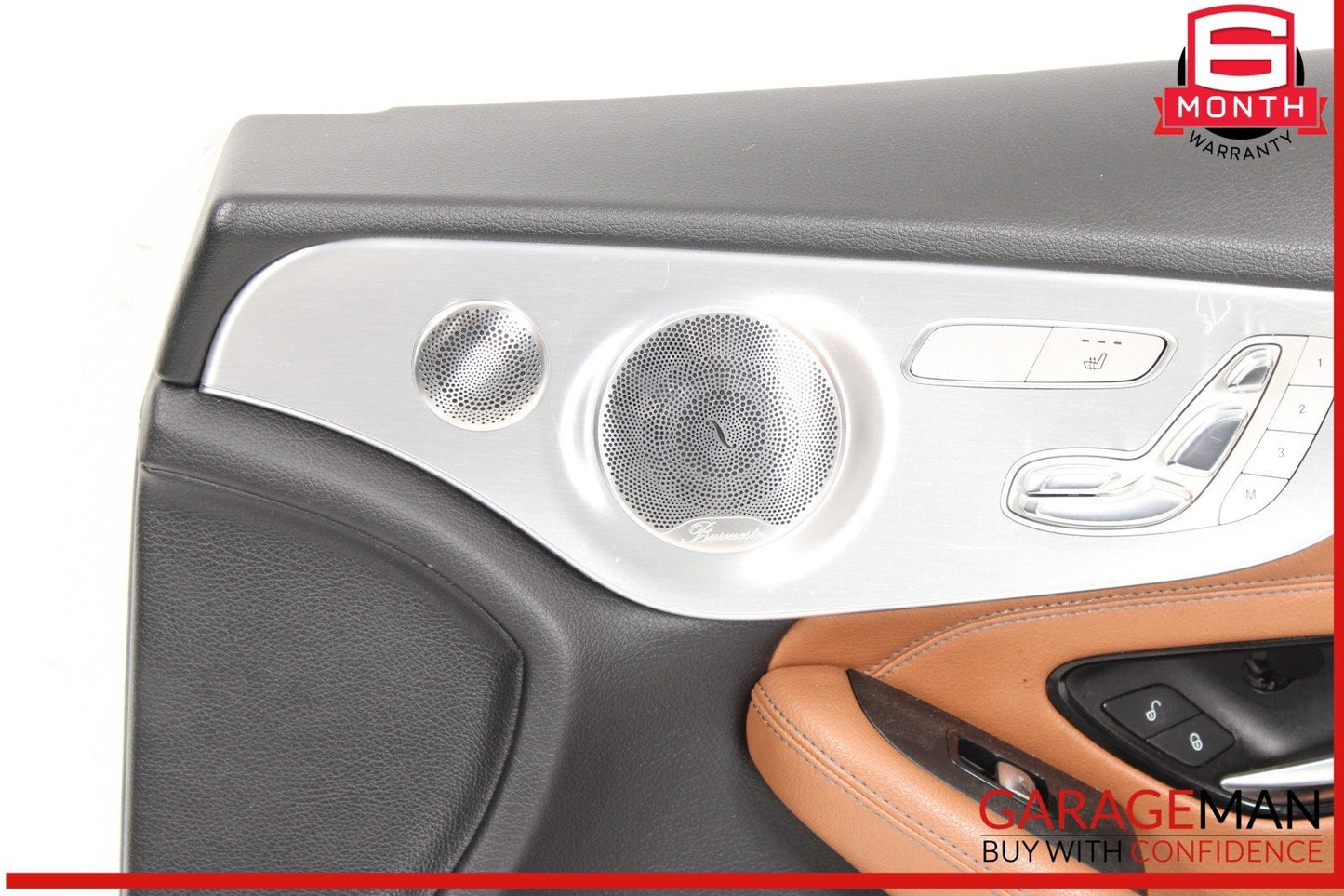 17-21 Mercedes W205 C300 C63 AMG Coupe Front Right Side Interior Door Panel OEM