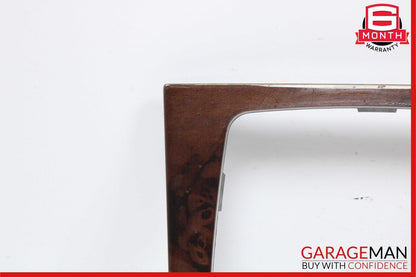 08-14 Mercedes W204 C250 C300 E550 Center Console Shift Shifter Bezel Trim Wood