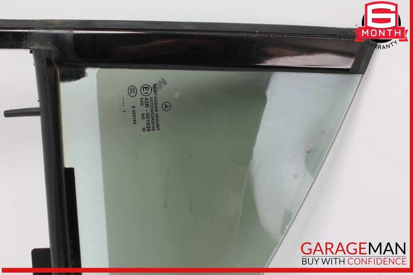 12-18 Mercedes W218 CLS550 Rear Left Driver Side Quarter Window Glass OEM