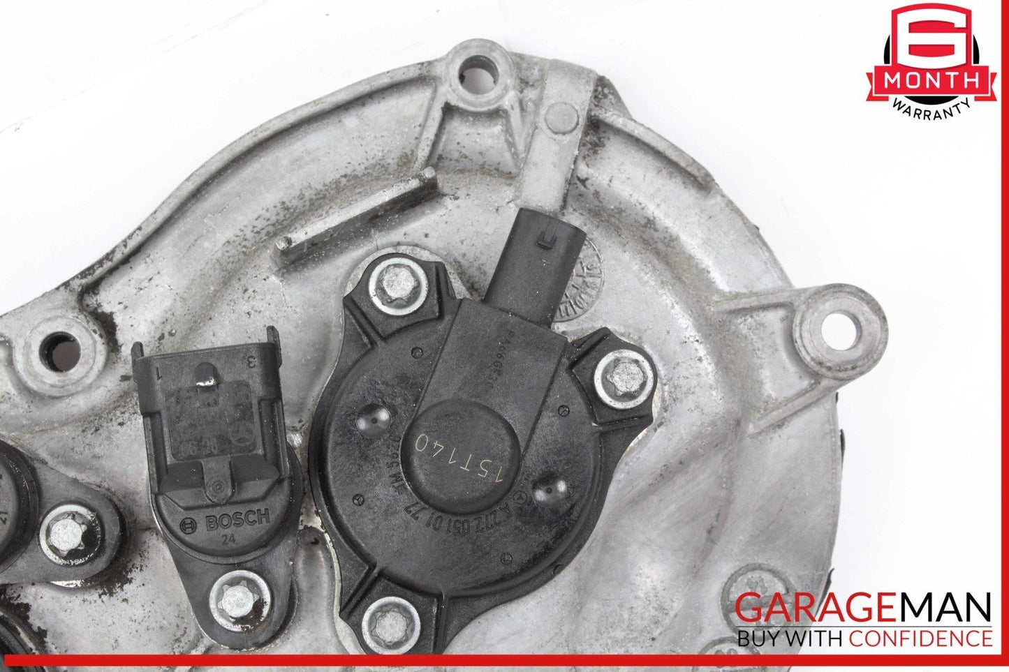 05-13 Mercedes X164 GL450 4MATIC Front Right Engine Timing Chain Cover Plate OEM