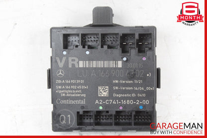 12-20 Mercedes W117 CLA250 Front Right Side Door Control Module Unit OEM