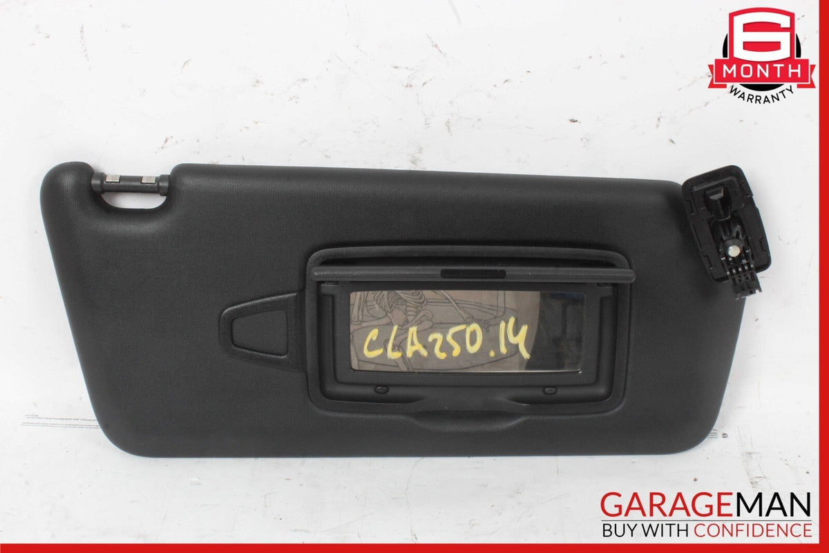 14-20 Mercedes W117 CLA250 GLA250 Front Left Side Sunvisor Sun Visor Shade Black