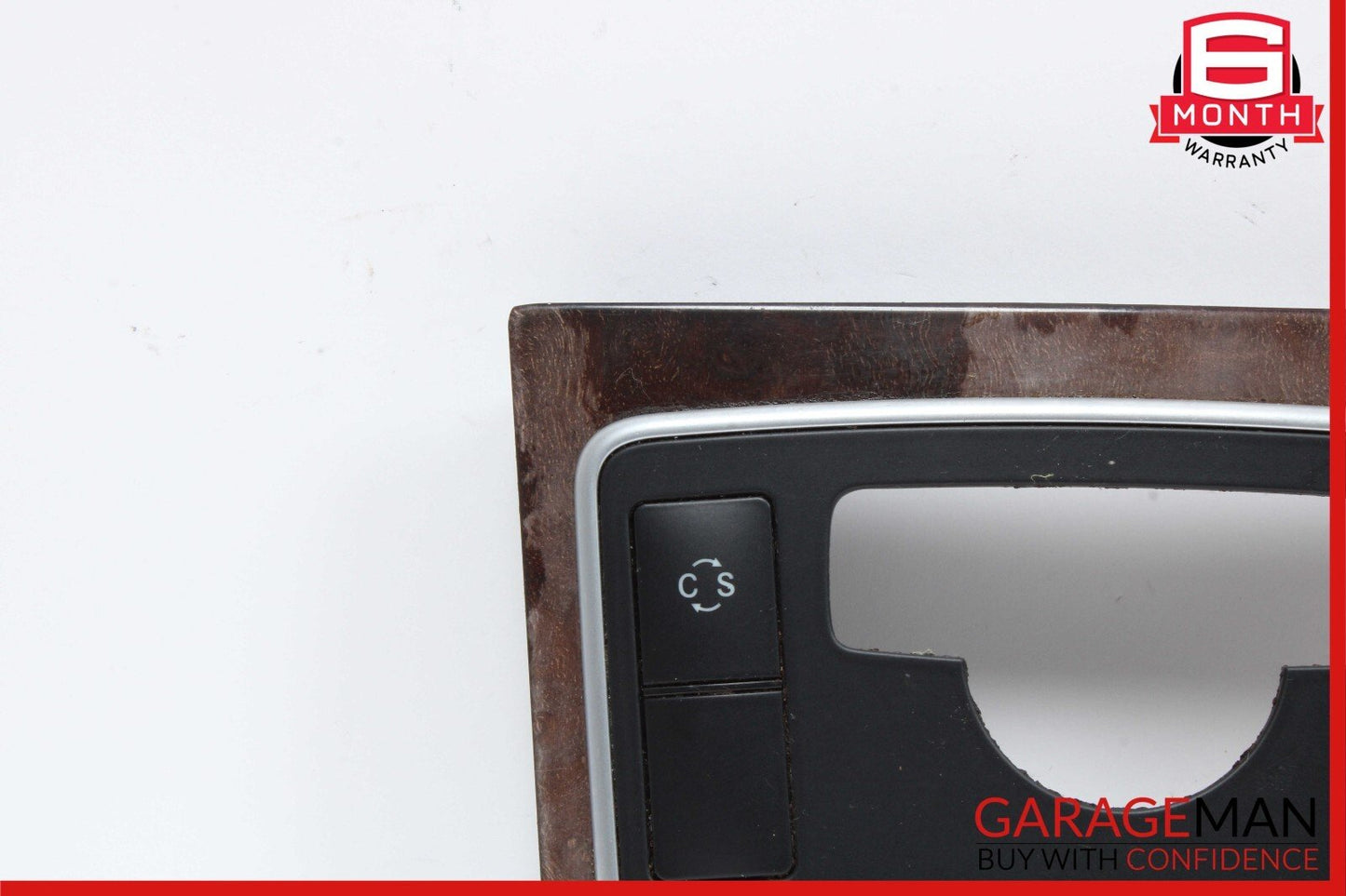 10-13 Mercedes W212 E350 E400 E550 Center Console Switch Trim Cover Bezel Wood