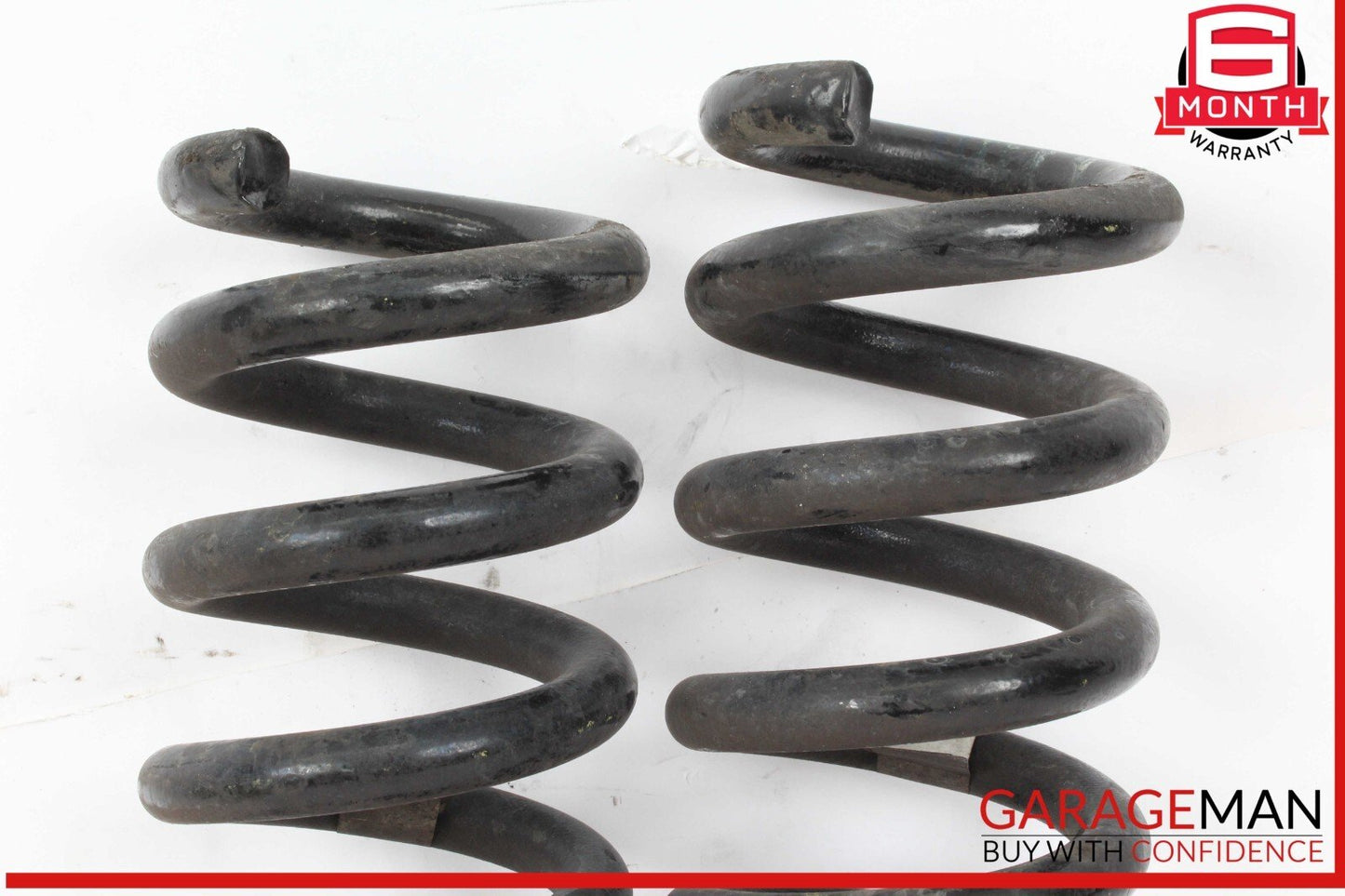 14-17 Maserati Ghibli Rear Right & Left Suspension Coil Spring Absorber Set OEM