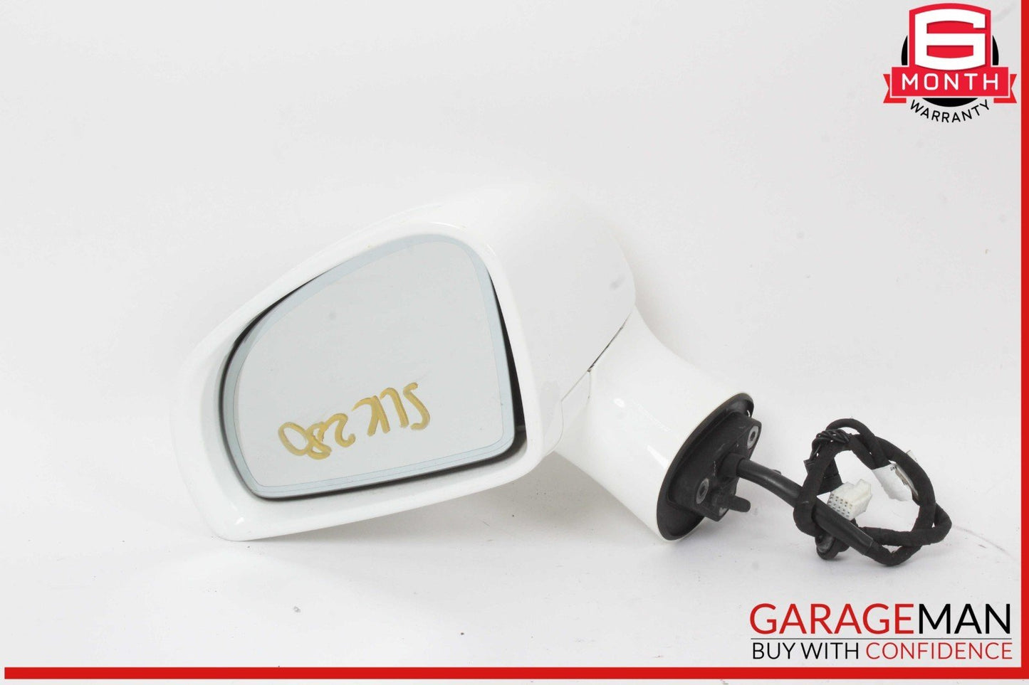 12-16 Mercedes R172 SLK250 SLK350 Front Left Side Door Rear View Mirror White