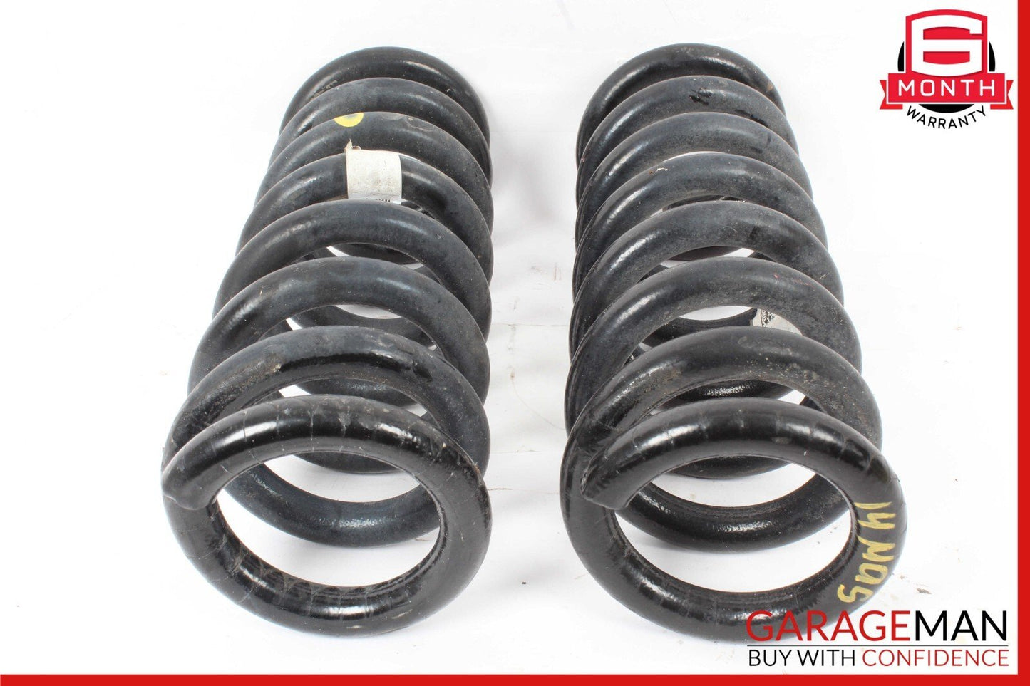 14-17 Maserati Ghibli Rear Right & Left Suspension Coil Spring Absorber Set OEM