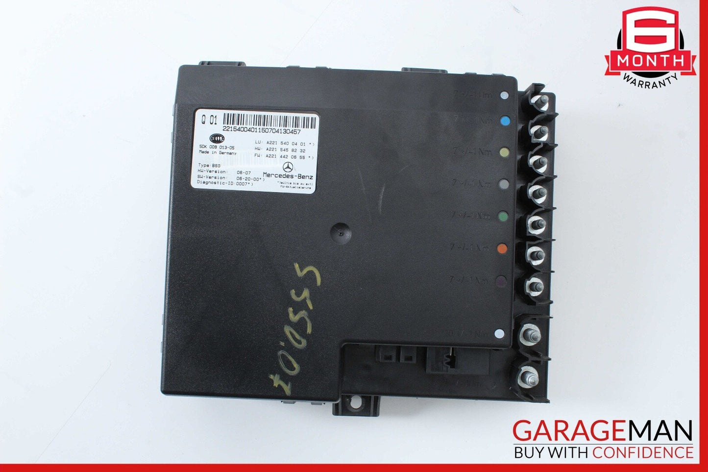 07-14 Mercedes W221 S550 CL550 Electric Power Supply Control Fuse Box Module OEM