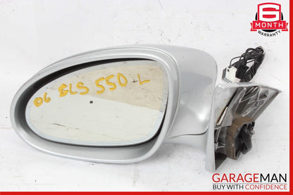 06-08 Mercedes W219 CLS550 CLS63 AMG Front Left Side Mirror Door Rear View OEM