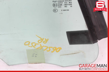 05-11 Mercedes R171 SLK350 SLK280 Quarter Window Glass Rear Right Side OEM
