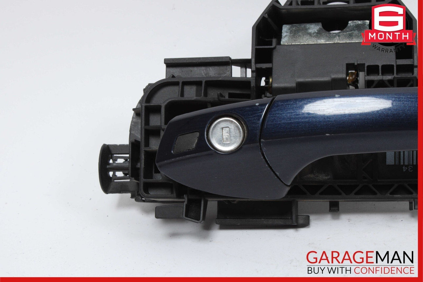 10-13 Mercedes W212 E350 E550 Front Left Exterior Door Handle Cavansite Blue