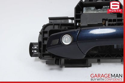 10-13 Mercedes W212 E350 E550 Front Left Exterior Door Handle Cavansite Blue