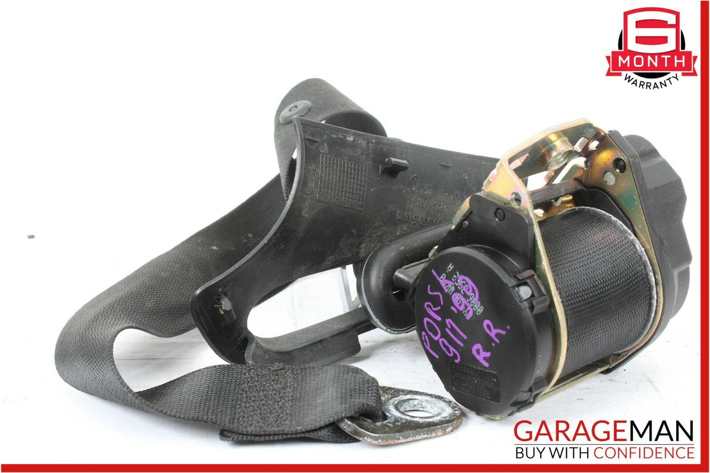 99-05 Porsche Carrera 911 996 Rear Right Passenger Seatbelt Seat Belt Retractor