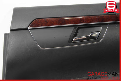 07-09 Mercedes W221 S550 S63 AMG Rear Right Side Interior Door Panel Black OEM